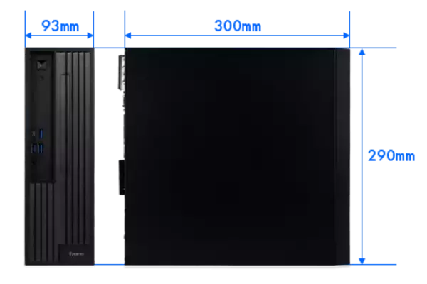 「iiyama PCより、省スペース設計と高コストパフォーマンスを両立したスリムタワーパソコンが新登場」の画像