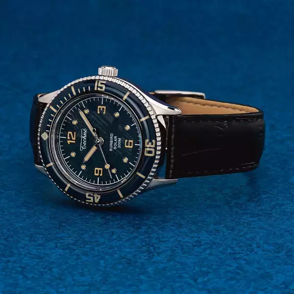 「宇宙から来たメテオライトに“色”という新解釈 / スイス発ミリタリーウォッチ「Techne(テクネ)/Marine Offshore」ネイビー＆スカイブルー登場」の画像