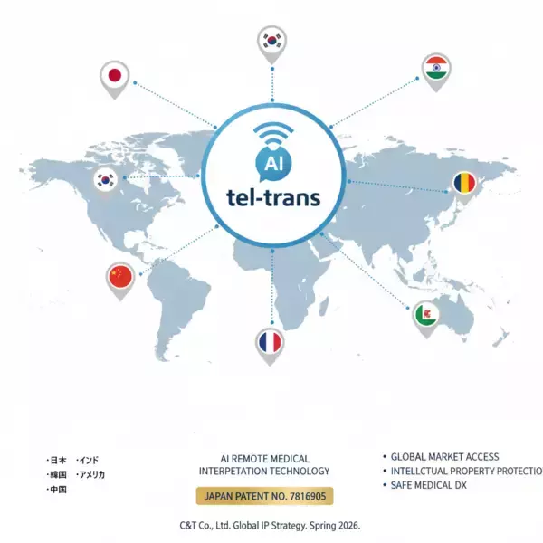 【特許取得】119番の「言葉の壁」を0秒に　国番号で言語を自動判別するAI通訳技術、世界5カ国で知財網を確立