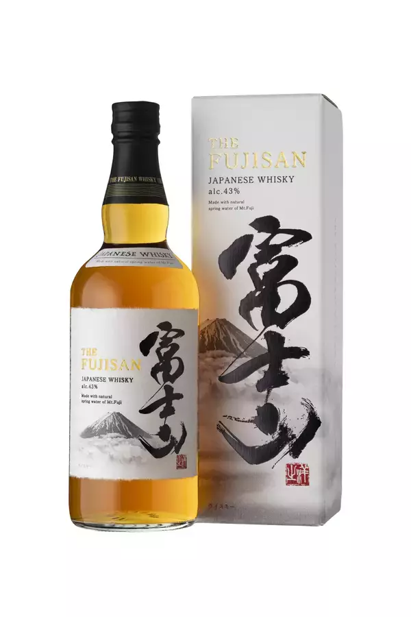 「JAPANESE　WHISKY　富士山43°」新発売　富士山の天然水を使用し、厳選した国内製造の原酒を使用