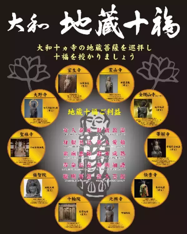 「東京の奈良まほろば館（新橋）で、大和地蔵十福＆宿フェア、金継ワークショップ、発酵食イベントを実施」の画像