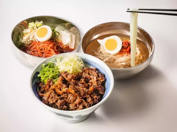 「《今年も登場！》韓丼の初夏を彩る“ひんやり仕立て”さっぱりコク旨『韓国冷麺』＆旨辛やみつき『ビビン冷麺』」の画像