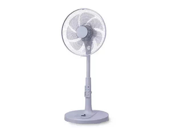 静音＆風量自動調整！「温度センサー搭載 DC リビング扇風機」に夏にぴったりの新色「パープル」が登場　2026年4月発売