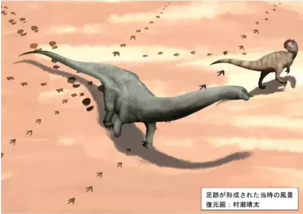 「1億2千万年前、北東アジアで最古の恐竜足跡群を発見！当時の大型恐竜生息域がモンゴル北部へ広がっていたことを証明」の画像