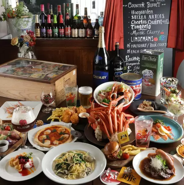 「15周年記念！神戸三宮のベルギービールレストランが贈る「本ズワイガニ」と豪華魚介のカーニバル！」の画像