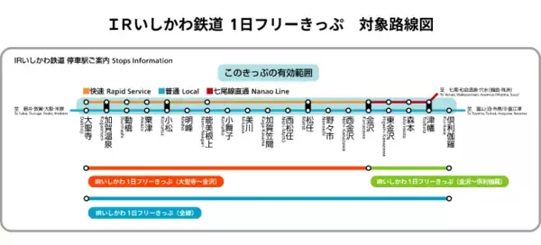 「ジョルダンモバイルチケットが石川県初進出！北陸エリアの移動がもっと便利に　ＩＲいしかわ鉄道の3種の企画乗車券をモバイルチケットで販売開始」の画像