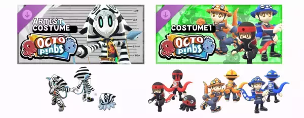 「人狼系アクションゲーム『OCTOPinbs』Steam®にて本日発売！」の画像