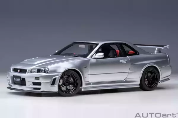 「オートアート社製 「NISMO R34 GT-R Z-tune シルバー」精巧な1/18スケールモデルがCAMSHOP.JPに登場！」の画像