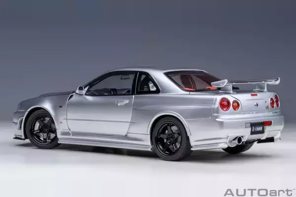 「オートアート社製 「NISMO R34 GT-R Z-tune シルバー」精巧な1/18スケールモデルがCAMSHOP.JPに登場！」の画像