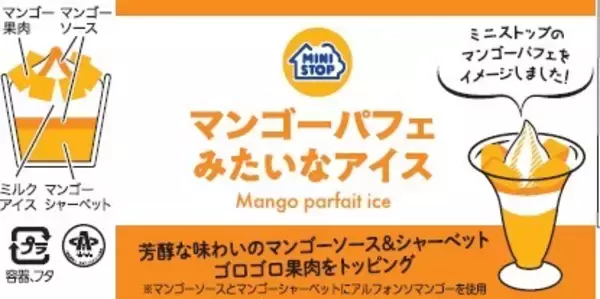 「ミニストップオリジナルアイス　６月２日（火）から、５週連続新発売！！」の画像