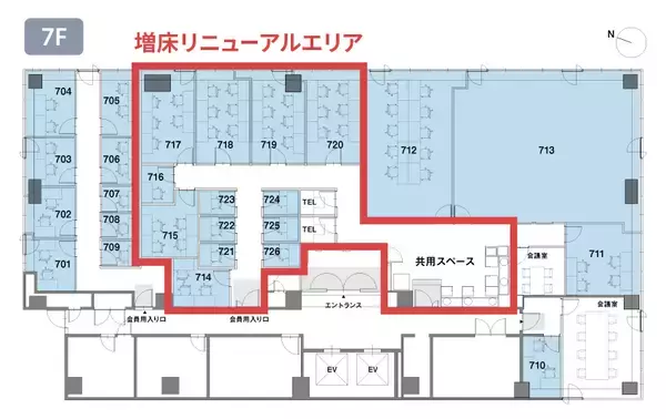 「ＭＪＥ、東京・神田のレンタルオフィス「billage KANDA NCO神田紺屋町」を増床リニューアル！初期費用半額キャンペーンも実施中」の画像