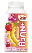 DoleⓇブランドが贈る、果実が主役の新フルーツラテ２品 　「DoleⓇ +NUcy(ﾌﾟﾗｽﾆｭｰｼｰ) ベリー＆バナナ」「DoleⓇ +NUcy(ﾌﾟﾗｽﾆｭｰｼｰ) ココナッツ＆バナナ」