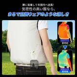 「【猛暑対策の新定番】服の中へ直接風を送る新しい冷却体験！最大45時間稼働の4WAY腰掛けファンが登場」の画像2