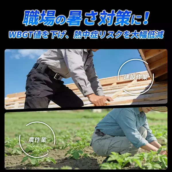 「【猛暑対策の新定番】服の中へ直接風を送る新しい冷却体験！最大45時間稼働の4WAY腰掛けファンが登場」の画像