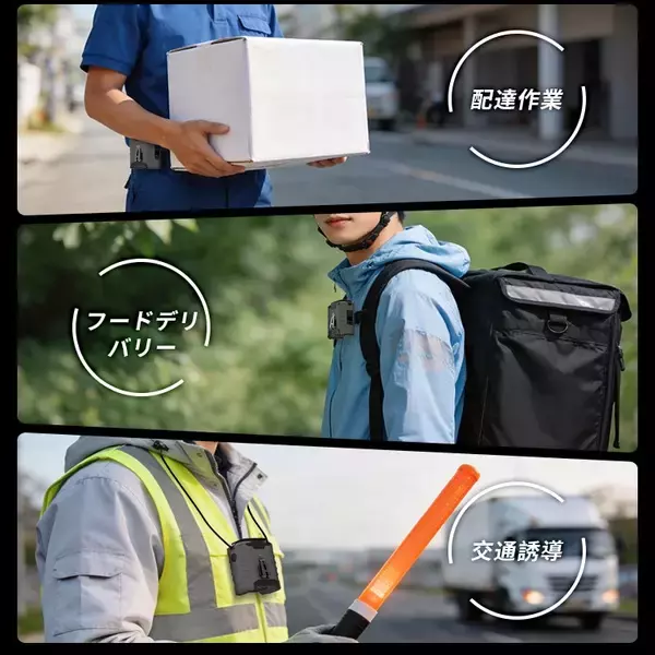 「【猛暑対策の新定番】服の中へ直接風を送る新しい冷却体験！最大45時間稼働の4WAY腰掛けファンが登場」の画像