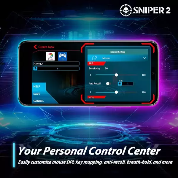 「Brook Gaming、次世代フラッグシップキーボード・マウスコンバーター「Sniper 2」を全世界で販売開始」の画像