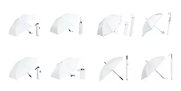 「放射冷却素材「Radi-Cool(ラディクール)」生地採用の晴雨兼用日傘『rcp(アールシーピー)』シリーズが2026年ラインナップ大幅拡大」の画像