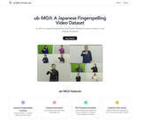 「東京工芸大学 工学研究科博士前期課程1年 村井亮太さんが開発した日本語手話の指文字データベース「ub-MOJI」が公開　～ 9/23手話言語の国際デー ～」の画像1