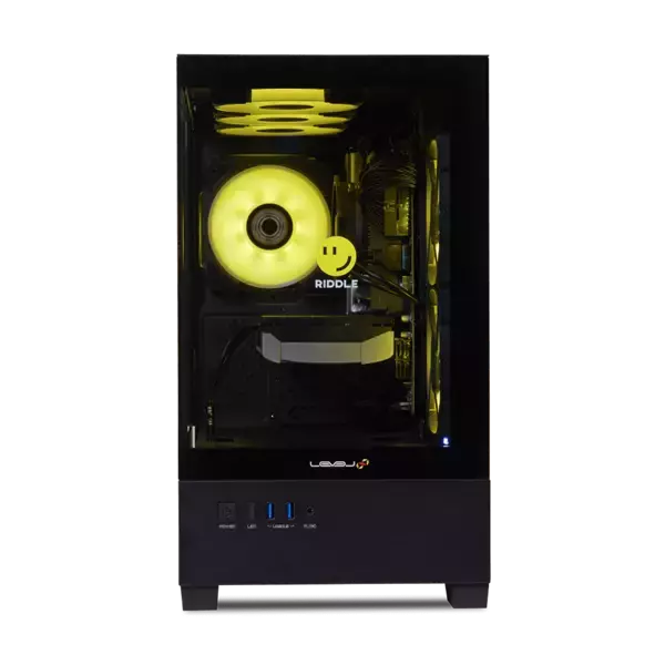 「LEVEL∞ × RIDDLE コラボゲーミングPCに新たにオリジナルデザインピラーレスモデルが登場 対象モデル購入で先着100名様にRIDDLEスペシャルドッグタグをプレゼント」の画像