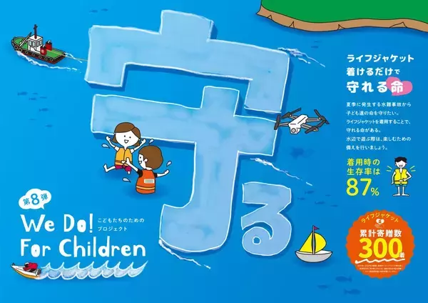ひぐちグループ、水辺の水難事故から命を守る「こどもたちのためのプロジェクト」へ今年度も協賛を継続