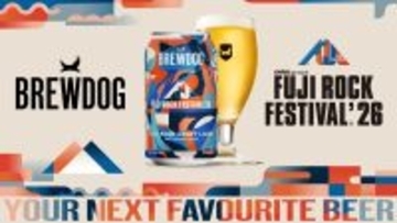 英国No.1クラフトビールブランドBREWDOGとFUJI ROCK FESTIVAL’26の公式コラボビール「FUJI ROCK CRAFT LAGER」が数量限定発売！
