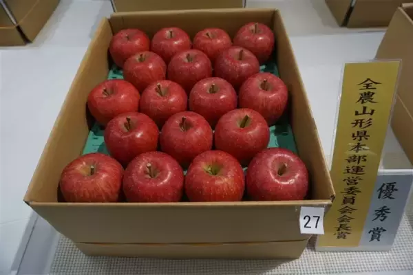 「山形県りんご「ふじ」品評会入賞商品を限定販売！ ＪＡタウンのショップ「小さなＹＡＭＡＧＡＴＡマルシェ」に登場！ ～無袋ふじ栽培発祥の地、山形県からお届け～」の画像