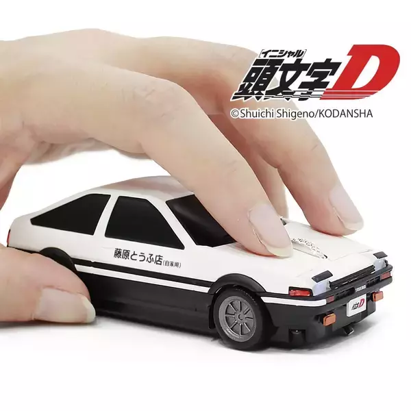 「【新商品】リトラクタブルライトが開閉！『頭文字D』AE86マウス刷新モデル予約開始」の画像