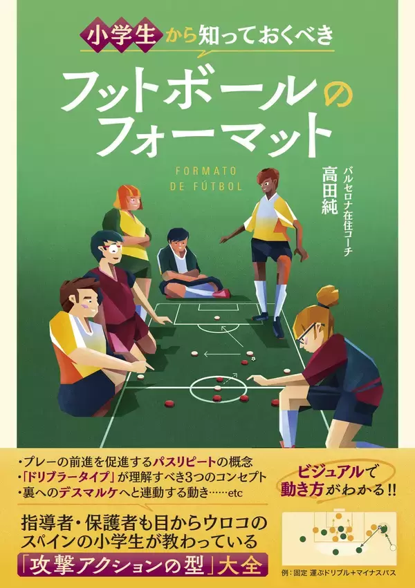 スペイン小学生が学ぶ『小学生から知っておくべき フットボールのフォーマット』1月20日発売｜攻撃アクションの型を体系的に習得