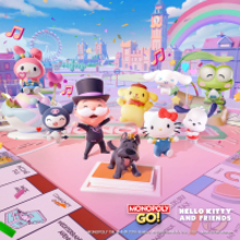 Scopelyが手掛ける、大ヒットモバイルゲーム「MONOPOLY GO!」ハローキティアンドフレンズコラボを開催！3月11日～3月30日まで、大人気のサンリオキャラクターたちが、「MONOPOLY GO!」のミニゲームやアイテムなどになって登場。