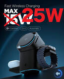 「【最大値 25W充電を完遂】最新Qi2.2対応・電動トランスフォーム搭載の3-in-1ワイヤレス充電器。CAMPFIREにて1月31日までの「超短期・先行販売」が最終局面へ！」の画像4