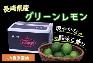 長崎県産の「グリーンレモン」をＪＡタウンのショップ「もぐもぐながさき」で販売開始！夏から秋だけ味わえる爽やかな香りと酸味が特長