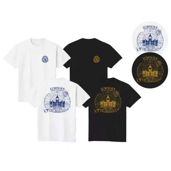 「全13種のオリジナルグッズを公開！さらに本日3月12日(木)より一部グッズの事前販売もスタートリアル脱出ゲーム「全国夜の遊園地」シリーズ最新作『夜の魔法学校からの脱出』」の画像