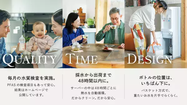 「コスモウォーター、「家族の天然水」を体現するブランドムービー・ブランドページを公開」の画像