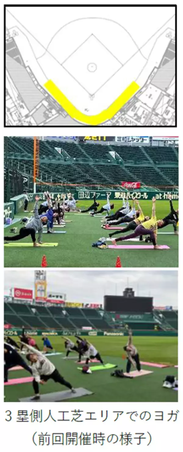 6月13日（土）開催・阪神甲子園球場でエクササイズができる！「グローバルウェルネスデー＆国際ヨガデー2026 in阪神甲子園球場」