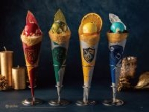 「ハリー・ポッター」4つの寮をモチーフにしたクレープが登場〈ニュウマン横浜6階ドットイチナナカフェ〉【期間】11月20日(木)～12月25日(木)