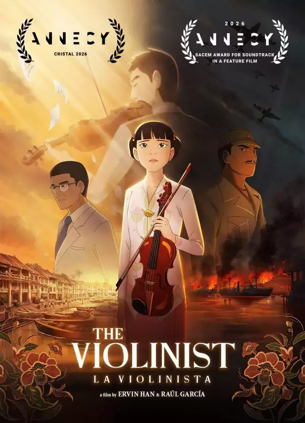 「スローネ参加の長編アニメーション映画『The Violinist』アヌシー国際映画祭で最高賞「クリスタル賞」を受賞」の画像