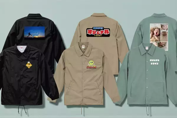 オリジナル写真プリントOK！スマホで簡単“デザイン自由”のコーチジャケットが11/18より1週間限定セール開始