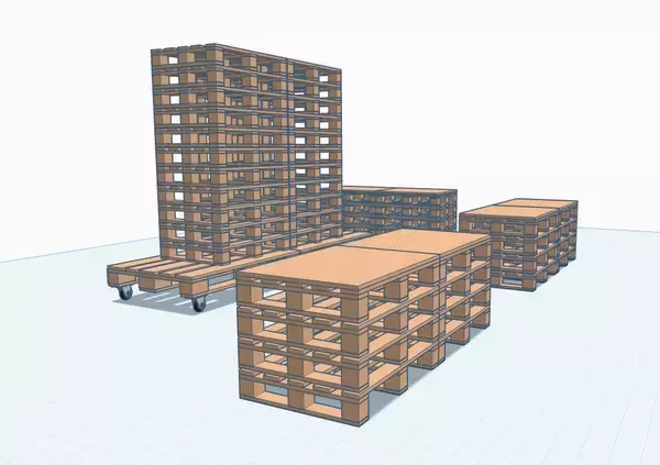 「パレットデポ、クリスマス＆新年商戦に合わせて新アイテムを投入　サステナブル什器レンタルを強化」の画像