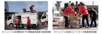 ジョイフル本田とドコモが、「災害時における相互協力に関する協定」に基づく合同防災訓練を実施