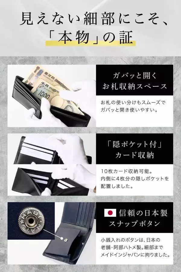 「【シリーズ累計10万個】“使うほど誇らしくなる”半年後には新品と別物に京都発レザーブランド「Danke Bestens!」が“育てる本革財布”を2026年6月1日発売」の画像