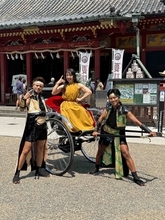 東京力車、浅草神社で新曲「勇者の轍」ヒット祈願！浜口京子が“応援隊長”として熱烈エール