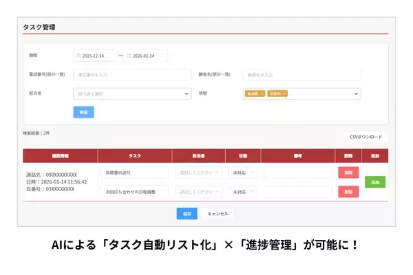 シンカ、コミュニケーションプラットフォーム「カイクラ」のAIタスク抽出機能を大幅アップデート