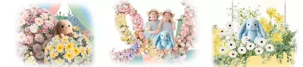 「なんばウォークが春一色に染まる！春の装飾「FLOWER WONDERLAND!」を3月11日(水)から開催」の画像