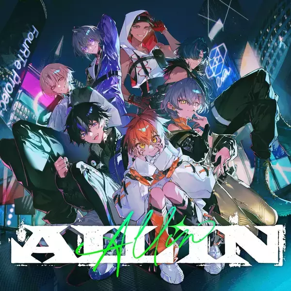 7人組バーチャルアイドルFouRTe Project、6thシングル『ALL IN』を5月20日(水)にリリース