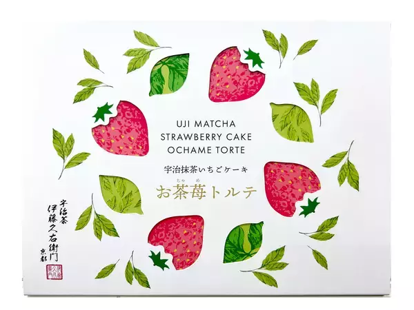 「京都・伊藤久右衛門より宇治抹茶×いちごケーキが登場！新作「お茶苺トルテ」2月5日販売開始」の画像
