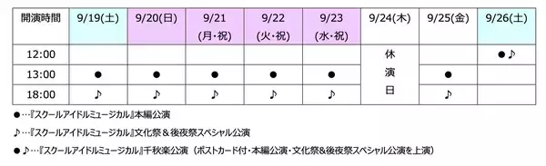 「ラブライブ！シリーズ15周年記念公演「スクールアイドルミュージカル」2026年9月 新国立劇場 中劇場にて上演決定‼」の画像