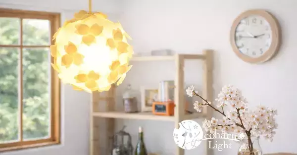 「冬〜春限定『組立式 桜ライト・ランプシェードまとめ割り』キャンペーン開始」の画像