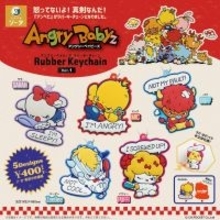 怒ってるように見える？実はただ真剣なだけ！10匹のベイビー『AngryBabyz(アンベビ)』がラバーキーチェーンのカプセルトイで新登場！