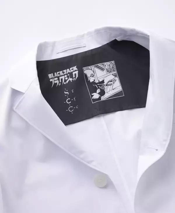 「揺るがない想いを、静かに纏う。医療漫画の不朽の名作「ブラック・ジャック」との第二弾となるコラボレーションを発表。スクラブはもちろん、新たに白衣も登場：メディカルアパレルブランド・クラシコ」の画像