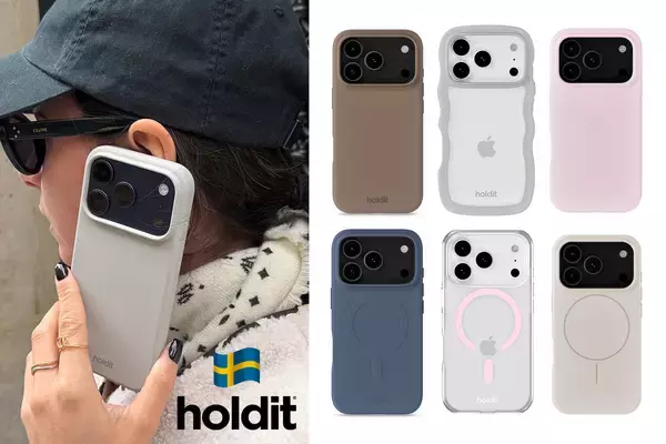 スウェーデン発「holdit」、「iPhone 18 Pro」「iPhone 18 Pro Max」対応ケースを発売　シリコンケースや「Wavyケース」など4シリーズを展開